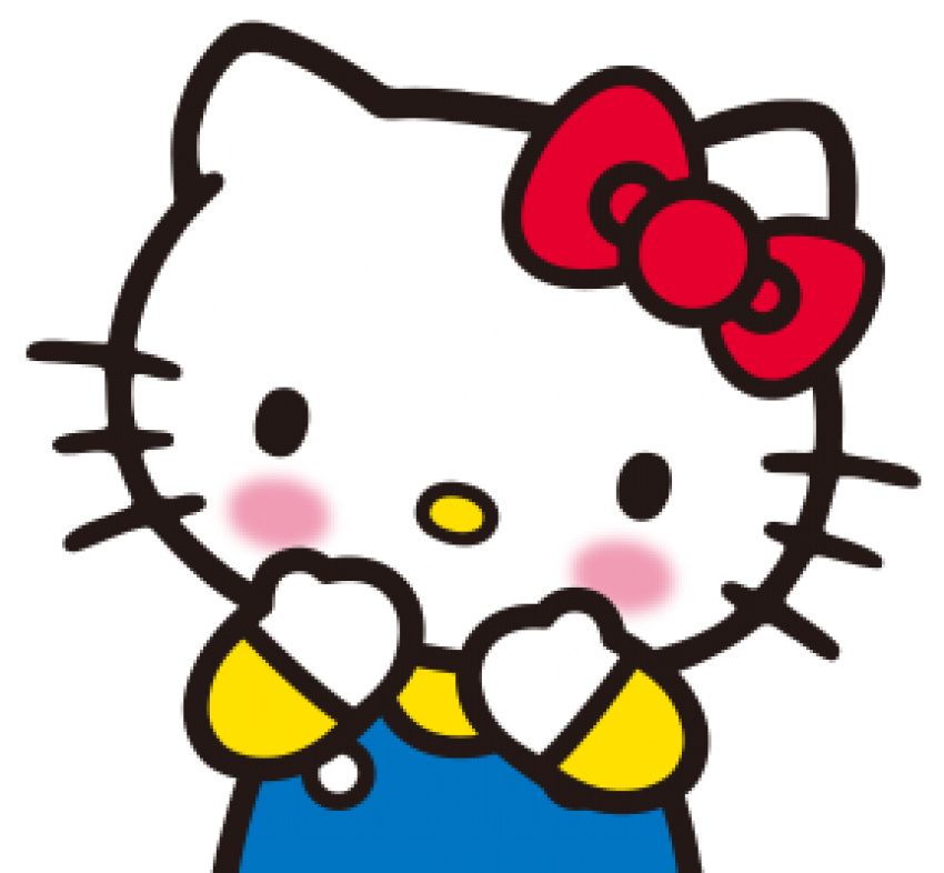 Hello Kitty mandando um beijinho